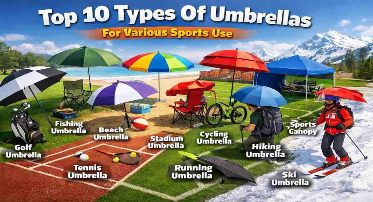 Top 10 Types Of Umbrellas For Various Sports Use